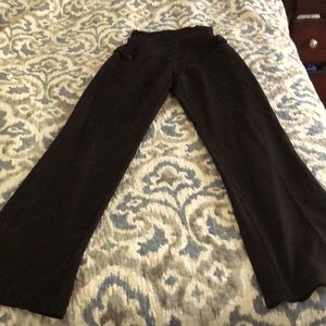 Maternity black dress pants size medium